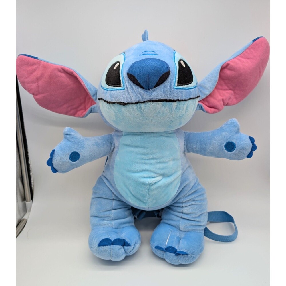Disney Lilo Stitch Stuffed Animal Plush Purse Backpack Women's Children's 17.5"